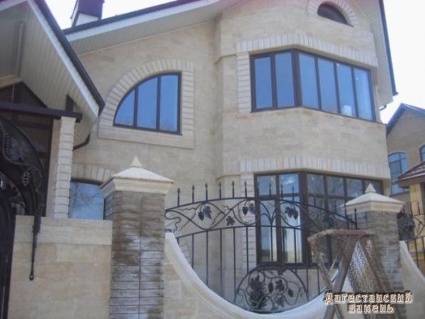 Дагестанский камень, примеры отделки (34)
