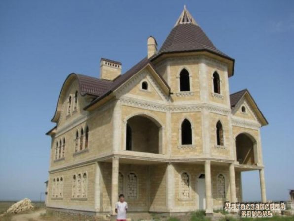 Дагестанский камень, примеры отделки (32)
