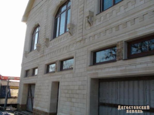 Дагестанский камень, примеры отделки (27)
