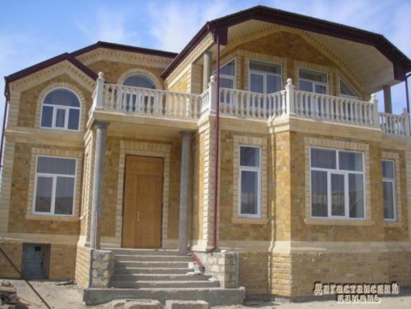 Дагестанский камень, примеры отделки (26)