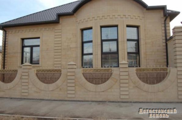 Дагестанский камень, примеры отделки (35)