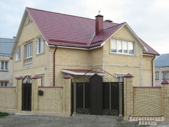 Дагестанский камень, примеры отделки (3)