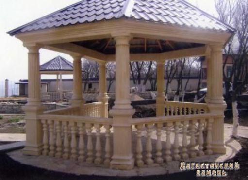 Дагестанский камень, примеры отделки (31)