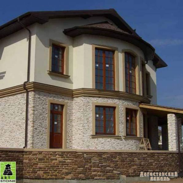 Дагестанский камень, примеры отделки (36)