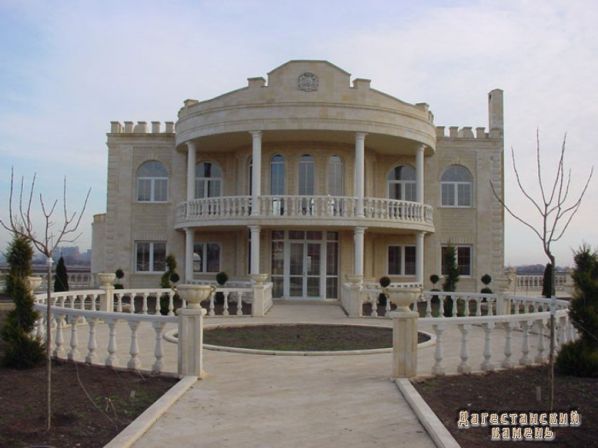 Дагестанский камень, примеры отделки (13)