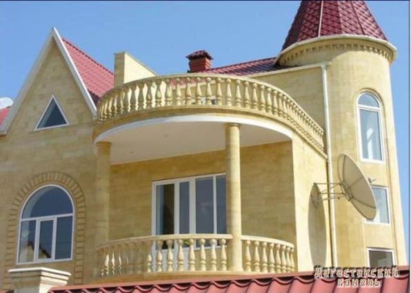 Дагестанский камень, примеры отделки (21)