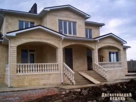 Дагестанский камень, примеры отделки (29)